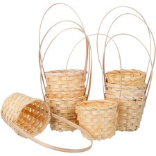  8 Pcs Cesto Di Picnic Intrecciato Canestro Fiore Tessuto Cestino Fiori Mano
