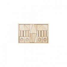 40 Mattoncini In Scatola - Grande - Naturale - 50Mm