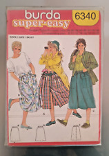 BURDA Modello  Super Easy cucito Cartamodello 6340 Taglia 8-40 NON TAGLIATO