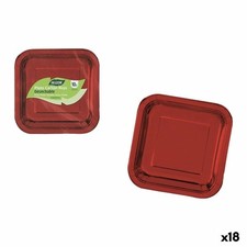 Set di piatti Algon Rosso 23
