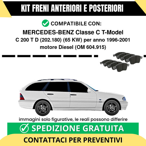 Pastiglie freno ant post - pastiglie,