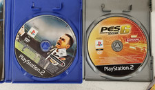 2x Giochi PS2 Football Manager 2006 + PES 6 solo disco vedi foto