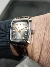 TERIAM Automatic Swiss Made Day Date di Forma Mov. ETA 26X35 mm Vintage Raro
