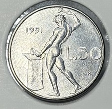 1991 Italy 50 Lire