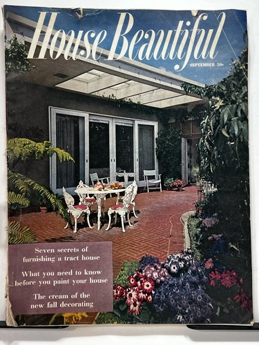 House beautiful sept 1956 - house,