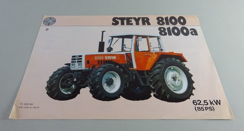 Prospecto steyr trattore 8100 - prospecto,