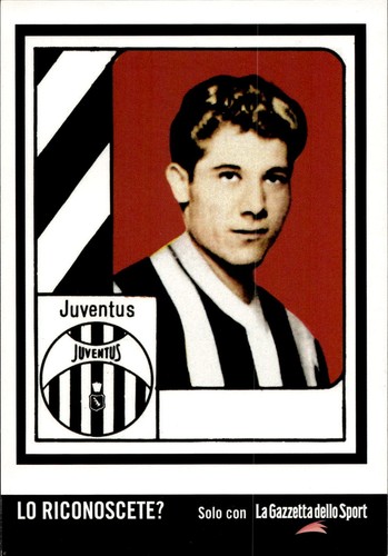 Cartolina calciatori juve - cartolina,