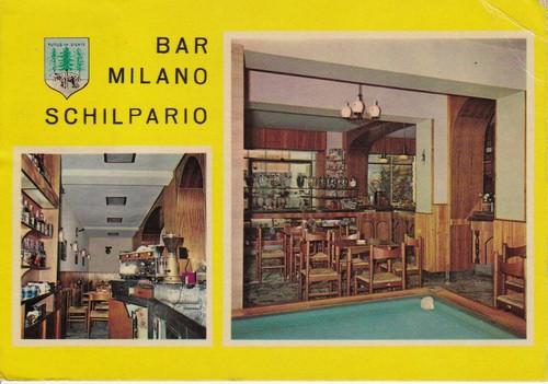 Cartolina bar milano - cartolina,