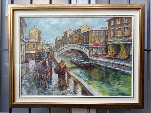 Quadro dipinto olio - quadro,