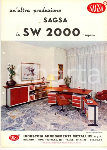 1966 milano ditta sagsa - milano,