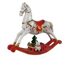 Cavallo dondolo natalizio - a,