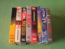 VHS REGISTRATI LOTTO STOCK 8