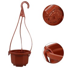  24 set vasi sospesi con ganci fioriere sospese in plastica vasi da fiori