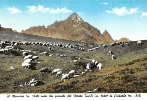 Cartolina monviso visto - monviso, dai