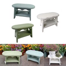 Sgabello in legno porta piante