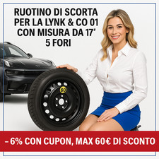 ? Ruotino di Scorta 17 Pollici per Lynk & Co 01 5 Fori ✅ Affidabile, Sicuro xte