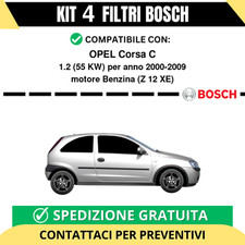 KIT BOSCH 4 Filtri tagliando