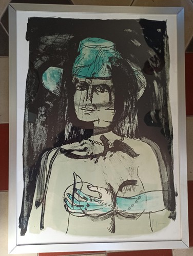 Litografia colori bruno - a, di