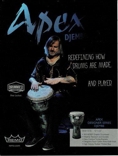 Pete lockett remo drumheads - pete,