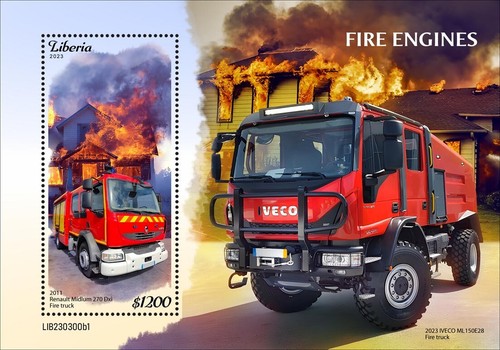 Francobolli camion dei
