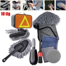 Set pennelli pulizia auto 10