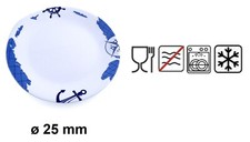 PIATTO PIANO IN MELANINA