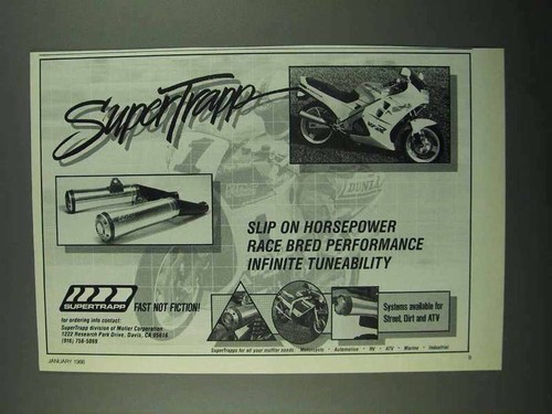 1988 supertrapp exhaust system - 1988,