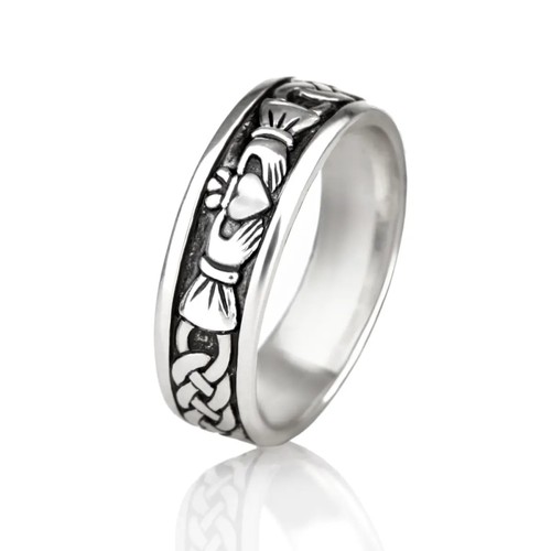 Herren claddagh ring mit - herren,
