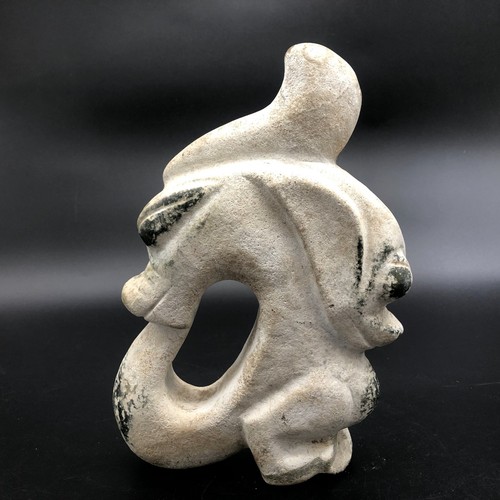 Vecchia statua cinese hongshan - vecchia,