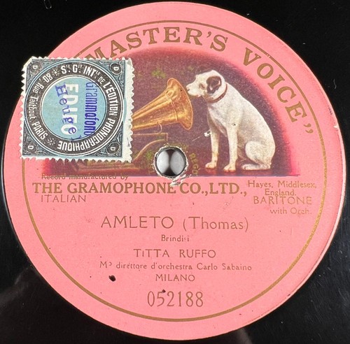 Titta ruffo amleto - titta,