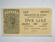 DUE 2 LIRE lira vecchia