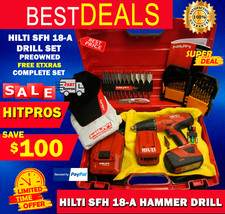 HILTI SFH 18-A DRILL SET WITH