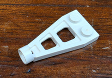 LEGO White Modified Plate 1 x