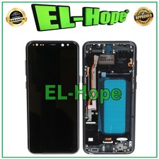 DISPLAY LCD TFT FRAME PER SAMSUNG GALAXY S8 PLUS SM-G955 TOUCH SCREEN VETRO NERO