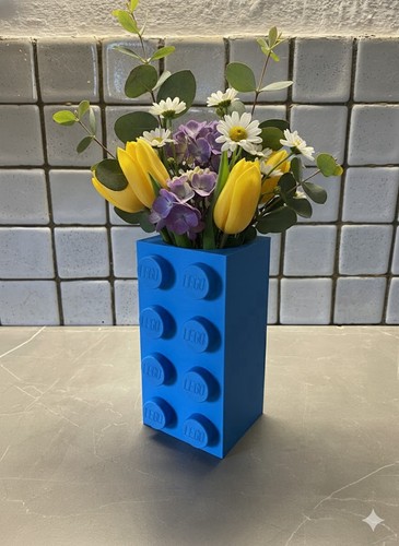 Vase décoratif brique lego - décoratif,