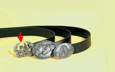 Cintura in pelle con fibia