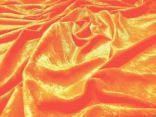Tessuto In Velluto A Coste - FLO TANGERINE