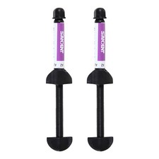 2*Hybrid Dentista Composite Universal Light Cure Resin A2 4g/Syringe Kit SANDENT