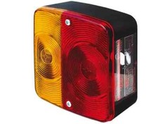 Fanale posteriore a tre luci con luce targa.  CARRELLO BARCA NAUTICA