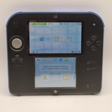 🎮 NINTENDO 2DS NERO BLU + PENNINO + CARICATORE - OTTIMO!