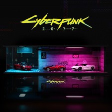 Diorama 1:64 strade cyberpunk