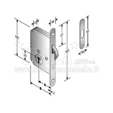 SERRATURA BONAITI A GANCIO x