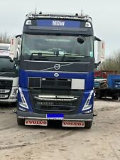 BARRA LUMINOSA PARAURTI BASSO ACCIAIO INOX + 9 più 7 led down led VOLVO FH