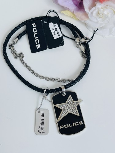 Collana police piastrina - collana,