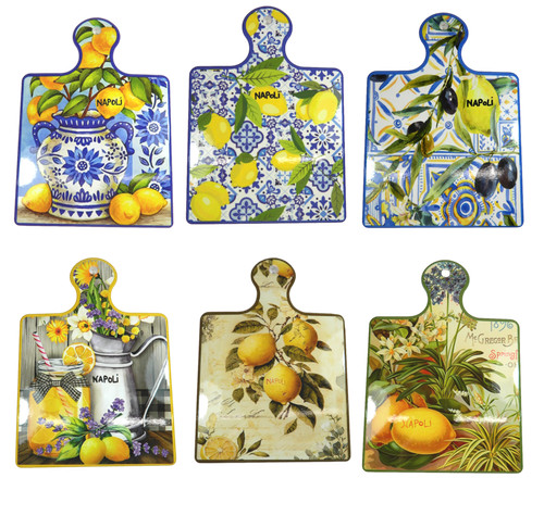 Tagliere cucina con limoni - da,