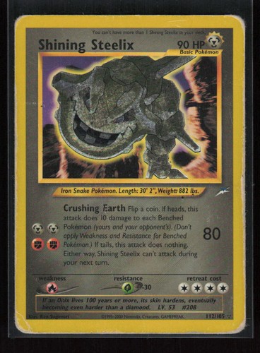 Shining steelix raro - steelix,