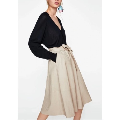 Gonna intera zara panna beige - gonna,