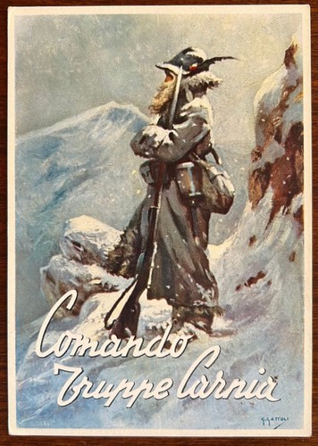 Cartolina militare comando - militare, "comando