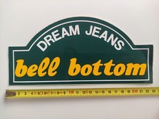 Adesivo " BELL BOTTOM Dream Jeans "  Vintage anni 80