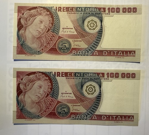 Banconote 100000 lire - banconote,